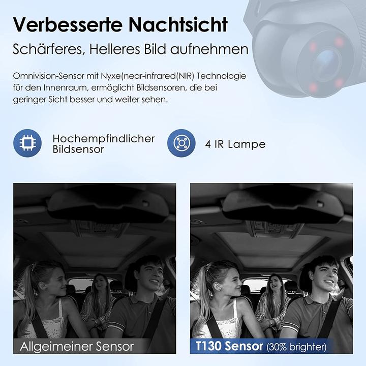 Produktbild Viofo T130 3 Lens WiFi App 2k