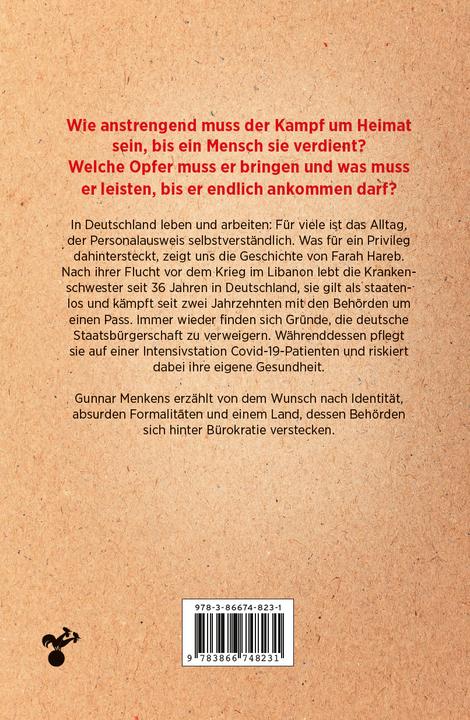 Produktbild Nirgendwo ein Land (Deutsch, Gunnar Menkens, 2022)