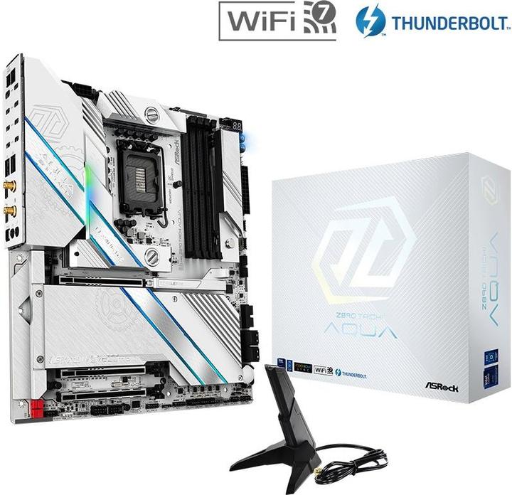 Produktbild AsRock Z890 Taichi AQUA Intel DDR5 S1851 (LGA 1851, Intel Z890, E-ATX)
