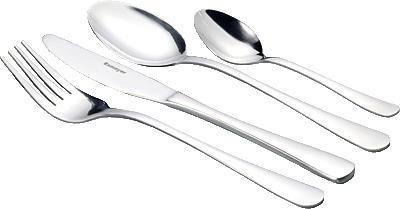 Actual product image Esmeyer Cutlery tray Silvia 18/0, stainless steel, silver/blue, 55 x 33 x 8.5 cm, 181 (181 Piece, Cutlery set)