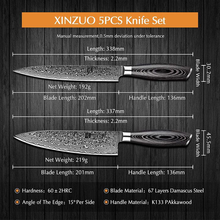 Immagine prodotto Xinzuo Coltello Damasco