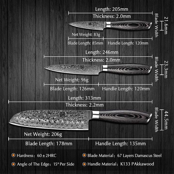 Immagine prodotto Xinzuo Coltello Damasco