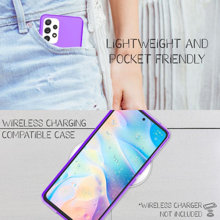 Produktbild Nalia Klar Transparente Neon Silikon Hülle (Samsung Galaxy A53)