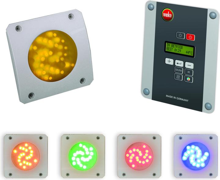 Weka Holzbau Coloured light application Set B with control module and control unit