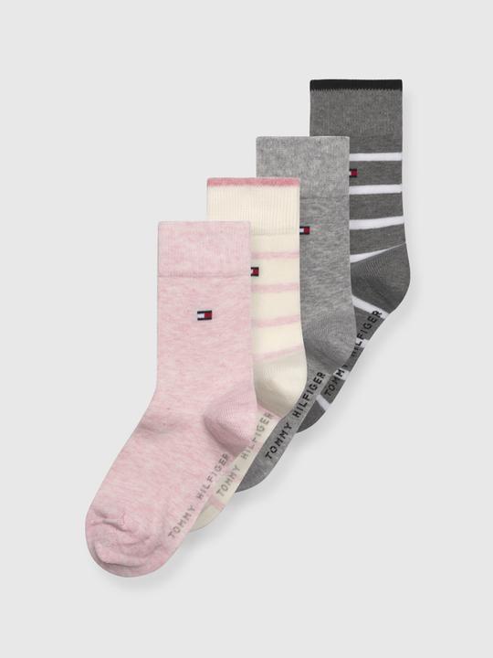 Tommy Hilfiger Th Kids Sock 4p Breton Stripe