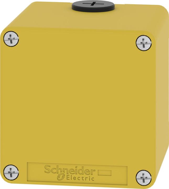 Produktbild Schneider Electric XAPK14 Leergehäuse XAP Metall gelb für Not-Aus/Ha - CSA (Gehäuse)