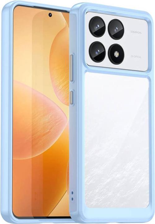 Actual product image Cover-Discount Xiaomi Poco F6 Pro - Protective acrylic mobile phone case with raised edge (Xiaomi Poco F6 Pro)