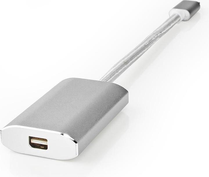 Immagine prodotto Nedis Adattatore USB USB 3.2 Gen 1 USB-CT maschio Mini DisplayPort femmina Erogazione di energia 0,20 m (USB-C, Mini DP, 20 cm)