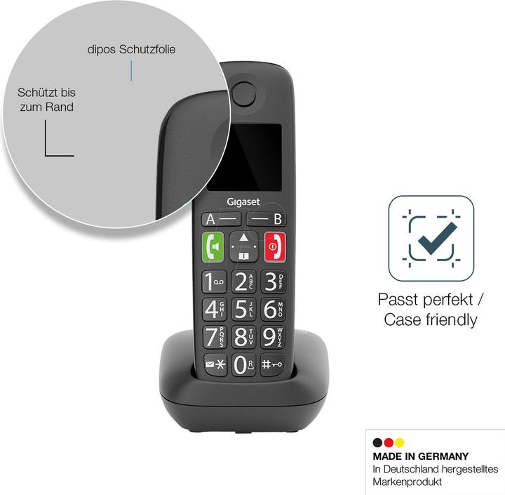 Actual product image Dipos Anti-Shock Screen Protector Clear (1 Piece, GS290)