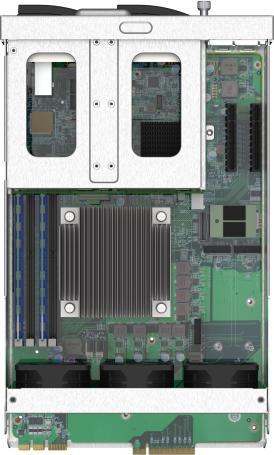 Actual product image QNAP GM-1000 system NAS node TNS-h1083X Xeon E-2236 16GB DDR4