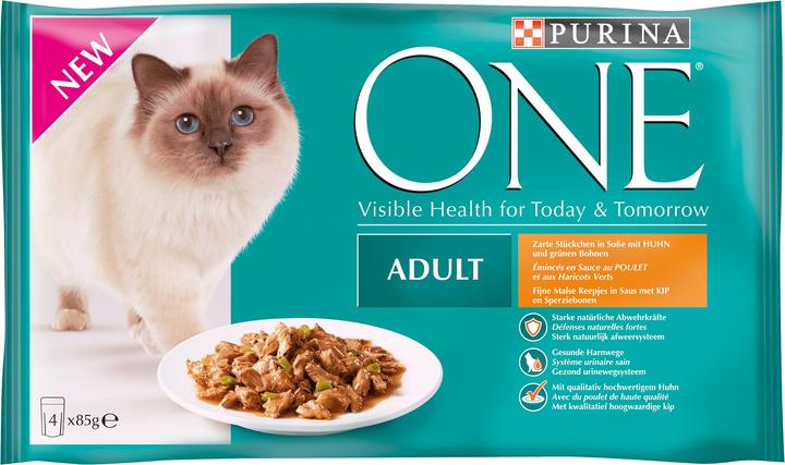 Immagine prodotto Purina ONE Adulti (Adulto, 4 pz., 340 g)