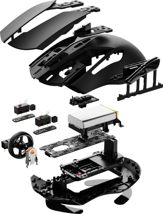 Produktbild Rapoo V20PRO 4K+8K WL GAMING MAUS SW (Kabellos, Kabelgebunden)