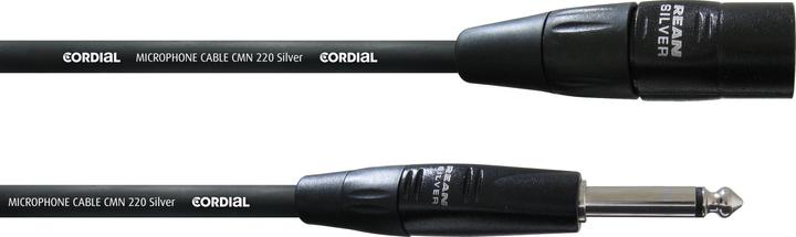 Actual product image Cordial CIM 7.5 MP - Microphone Cable SilverLine (7.50 m, XLR, 6.3mm jack)