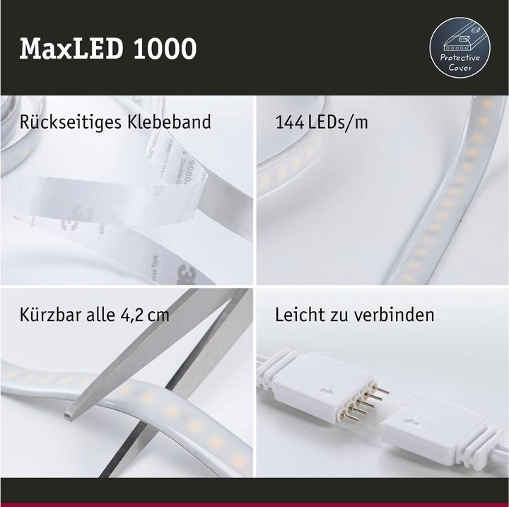 Produktbild Paulmann MaxLED 1000 Stripe (Kaltweiss, 250 cm, Indoor)