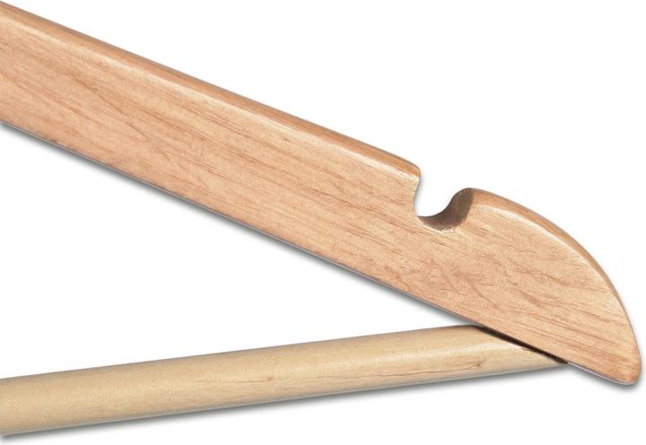 Image du produit Jago Cintre en bois 100 pièces Nature (100 x)