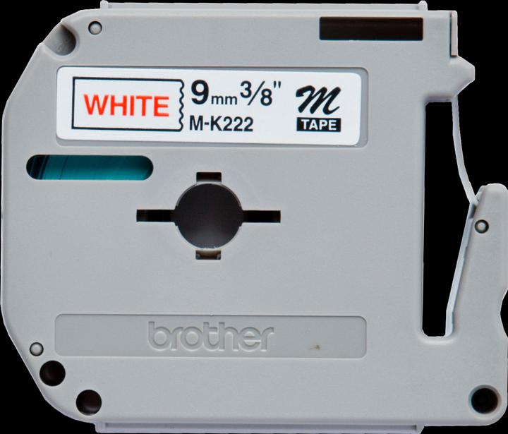 Immagine prodotto Brother M-K222bz (0.90 cm, Bianco, Rosso)