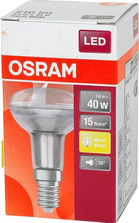 Immagine prodotto Osram Star R50 (E14, 2.60 W, 210 lm, 1 x, F)