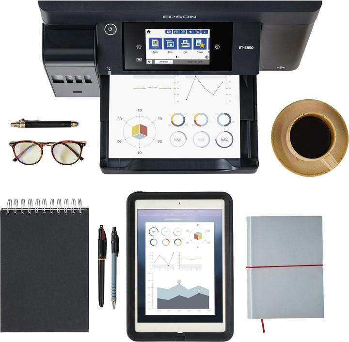 Actual product image Epson EcoTank ET-5850 (Ink tank, Colour)