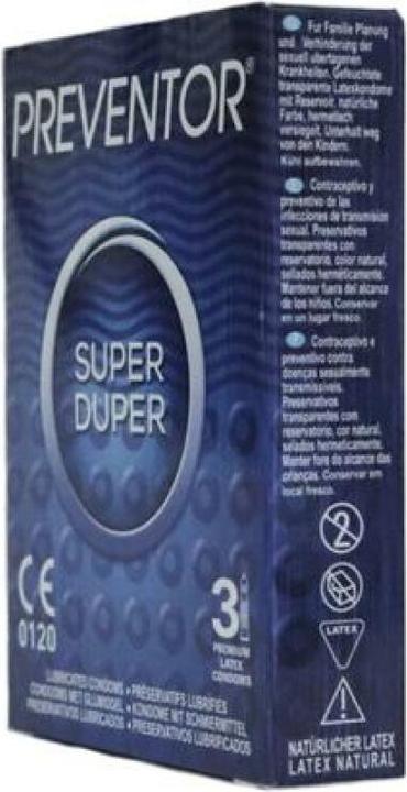 Immagine prodotto Preventor Super Duper 3 Premium Latex-Kondome