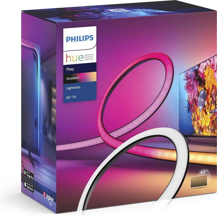 Produktbild Philips Hue Play Gradient Lightstrip 65" (RGBW, 254 cm, Indoor)