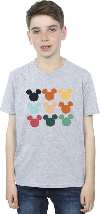 Immagine prodotto Disney Mickey Mouse Heads Square Maglietta Ragazzi (116)