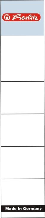 Actual product image Herlitz Folder corner insert labels maX.file, 30 x 190 mm