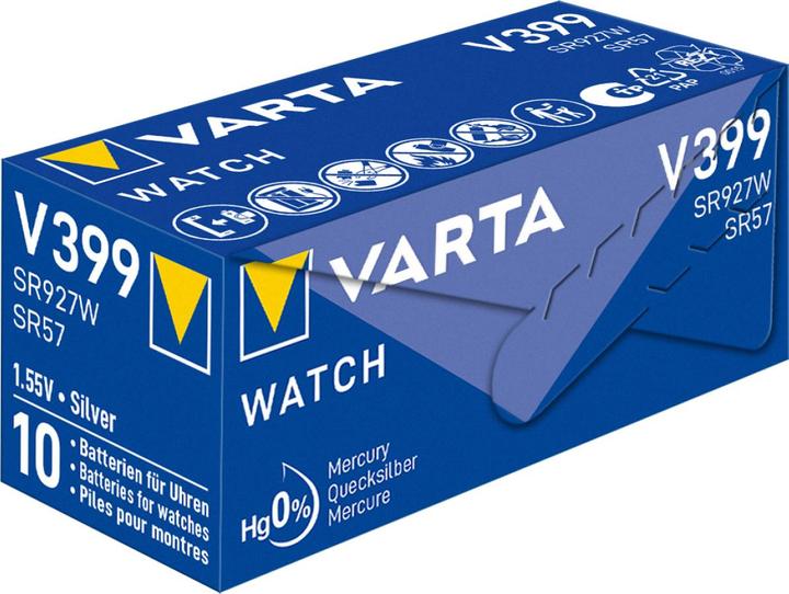 Image du produit Varta Voir V399 (1 pcs, SR57, 42 mAh)