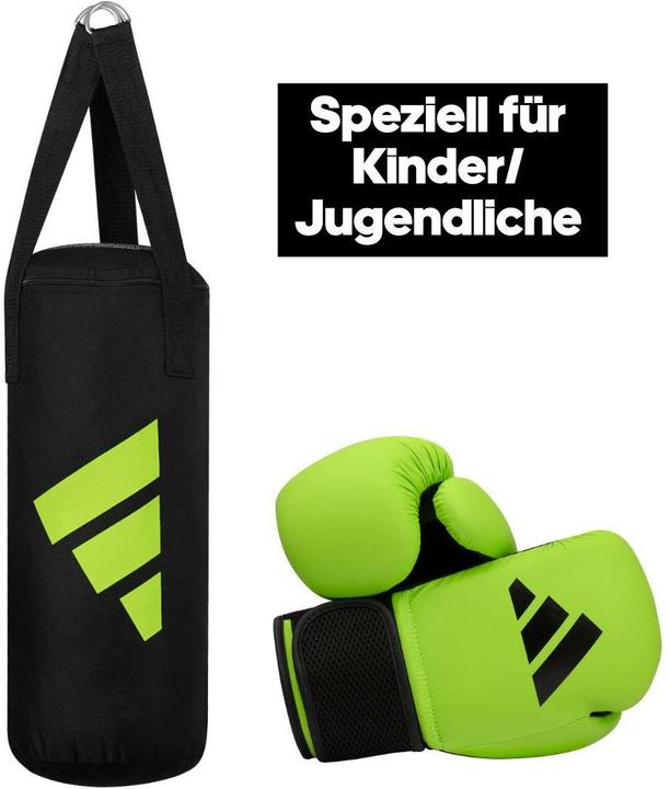Produktbild adidas Youth Boxing Kit 03 green/black (70 cm, 10 kg)