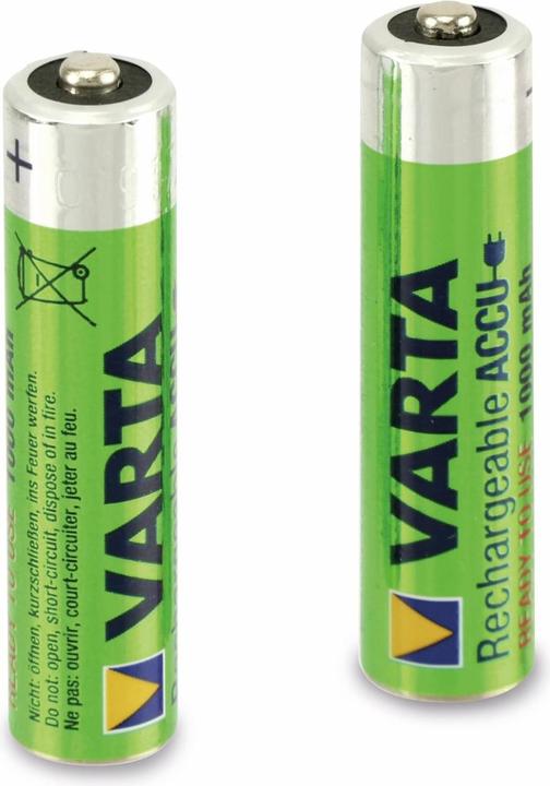 Actual product image Varta Recharge Accu Power (2 pcs., AAA, 1000 mAh)