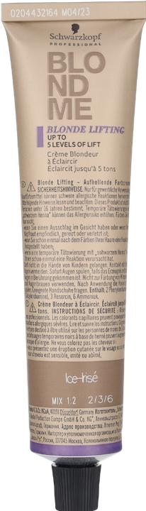 Produktbild Schwarzkopf Blondme - Blonde Lifting Ice-Irisé (L-Ice-Irise)