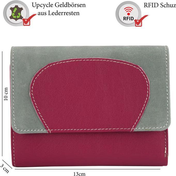 Image du produit Sunsa Portefeuille Femme Portefeuille RFID Cuir Recyclé No.0