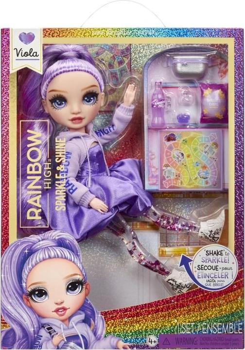 Rainbow High Sparkle & Shine Fashiondukke - VIOLA (Lilla)