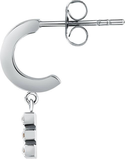 Actual product image La Petite Story - Single steel earring "E" LPS02AQM73 (Stainless steel)