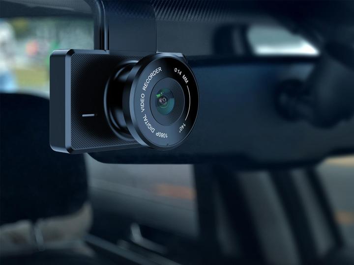 Immagine prodotto ACV Dashcam Full HD con funzione DVR frontale a 3 monitor (Display integrato, Bluetooth, Accumulatore di carica elettrica, Accelerometro, Ricevitore GPS, Visione notturna, Microfono incorporato, Full HD)