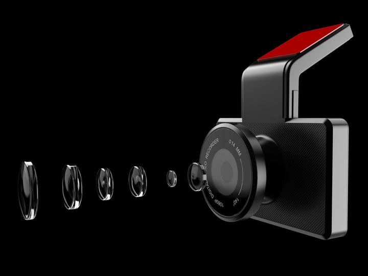 Immagine prodotto ACV Dashcam Full HD con funzione DVR frontale a 3 monitor (Display integrato, Bluetooth, Accumulatore di carica elettrica, Accelerometro, Ricevitore GPS, Visione notturna, Microfono incorporato, Full HD)