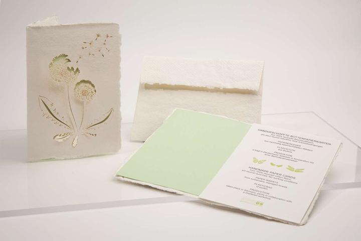 Produktbild formes Berlin Klappkarte Pusteblume Büttenpapier (1 Stk.)
