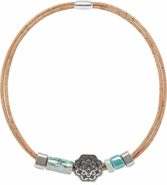 Artelusa Halskette «Ceramica Azul» (Kork)