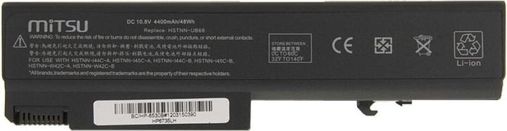 Image du produit Mitsu BATTERY BC/HP-6530B (HP 4400 MAH 48 WH) - Batterie (6 cellules, 4400 mAh)