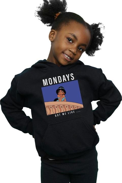 Actual product image Disney Princess Girls Jasmine Mondays Got Me Like Hoodie (152, 158)