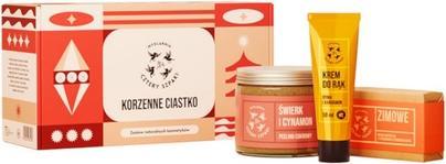 Mydlarnia Cztery Szpaki Spicy Cookie Sugar Peeling Fir And Cinnamon 250ml, Hand Cream Pumpkin And Ca (Handseife Nachfüllpackung, 250 ml)