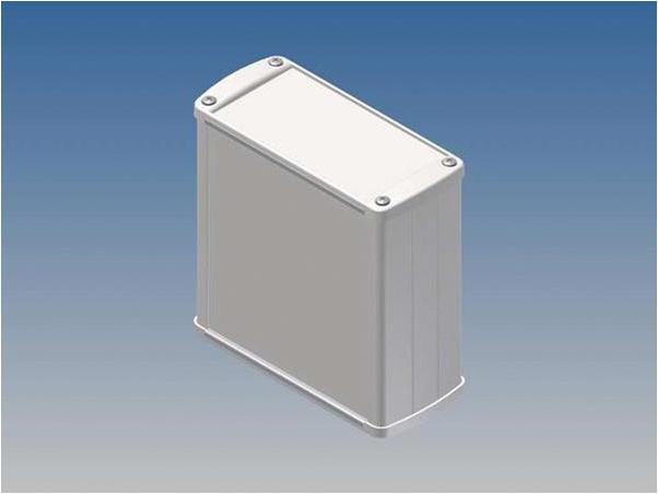 Actual product image Auction ALUMINIUM HOUSING - WHITE - 110 x 105.9 x 45.8 mm (Housing)