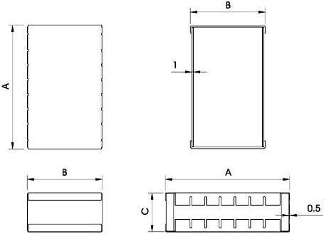 Immagine prodotto Velleman DOPPIO ALLOGGIAMENTO RFI 161x50x26mm (Case)