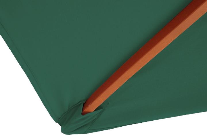 Image du produit Mendler Parasol Florida, 3x4m polyester/bois 6kg - vert (4 m)