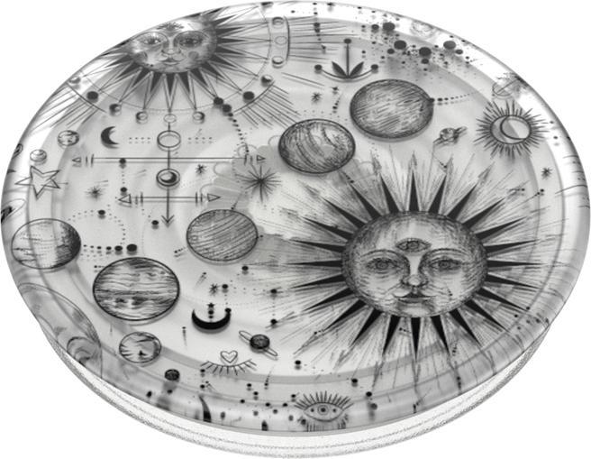 Actual product image PopSockets PopGrip Premium Plant Cosmic Sun