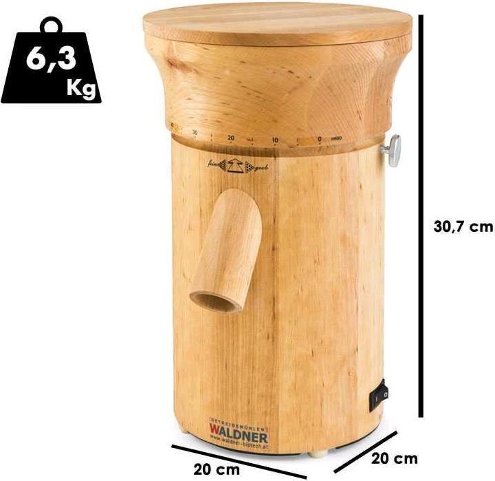 Produktbild Waldner Single Getreidemühle 120 gMin 400 Watt Motor