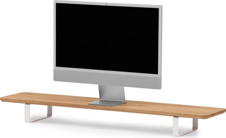 Produktbild Oakywood Desk Shelf - Holzschreibtischaufsatz - aus Massivholz - Eiche / Weiss -