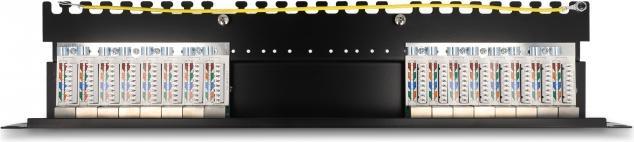 Immagine prodotto Delock 48,30 cm (19") Pannello patch 16 porte Cat.6A 1 U nero