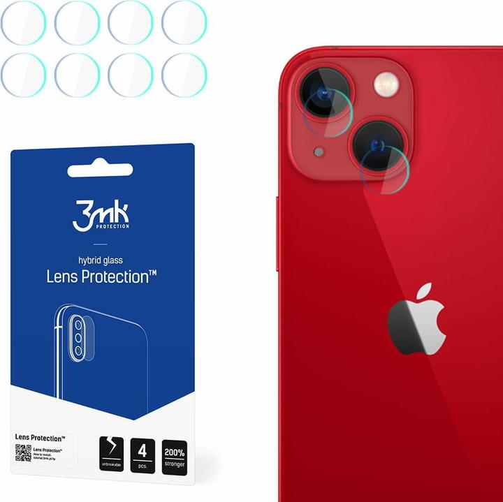 Actual product image 3MK Camera protection glass, camera glass (1 Piece, Apple iPhone 13 mini)
