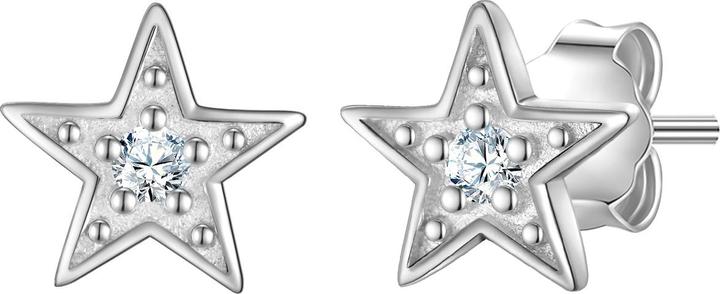 Actual product image Glanzstücke München Ladies earrings star sterling silver - 34558 (Sterling Silver)