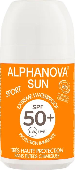 Alphanova SUN Roll-on Extrem Sport Bio SPF50+ Milch (Sonnencreme, SPF 50+, 498.67 ml, 500 g)